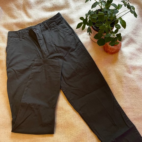 Abercrombie and Fitch Black Trouser Pants size 27/4 - Picture 1 of 5